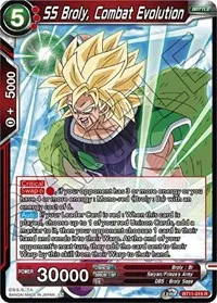 SS Broly Combat Evolution (Vermilion Bloodline) — Dragon Ball Super CCG Card Value