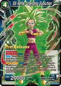 SS Kefla Unending Evolution (Saiyan Showdown Pre-Release Cards)