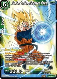 SS Son Goten Released Power (Critical Blow Pre-Release Cards)