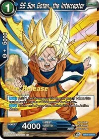 SS Son Goten the Interceptor (Realm of the Gods Pre-Release Cards)