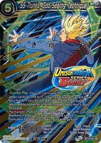 SS Trunks God Sealing Technique Event Pack 08 (Tournament Promotion Cards)