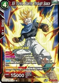 SS Trunks Soaring Through Space (Ultimate Squad Pre-Release Cards)