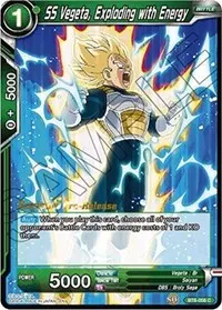 SS Vegeta Exploding with Energy (Destroyer Kings Pre-Release Cards)