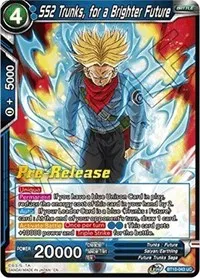 SS2 Trunks for a Brighter Future (Rise of the Unison Warrior Pre-Release Cards) — Dragon Ball Super CCG Card Value