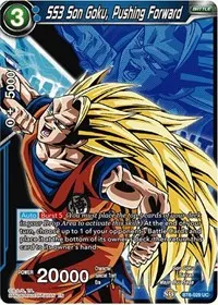 SS3 Son Goku Pushing Forward (Expansion Deck Box Set 07: Magnificent Collection - Fusion Hero)
