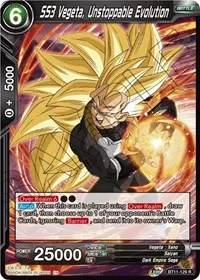 SS3 Vegeta Unstoppable Evolution (Vermilion Bloodline) — Dragon Ball Super CCG Card Value
