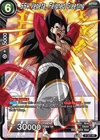 SS4 Vegeta Feigned Greeting (Promotion Cards)