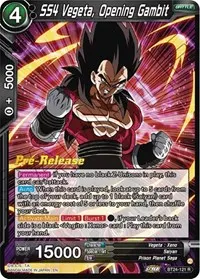 SS4 Vegeta Opening Gambit (Beyond Generations Pre-Release Cards)