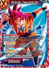 SSG Son Goku Crimson Guardian Deity Championship 2024 Finals Zenkai Pack (Tournament Promotion Cards)