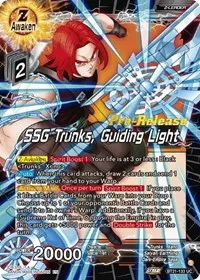 SSG Trunks Guiding Light (Wild Resurgence Pre-Release Cards)