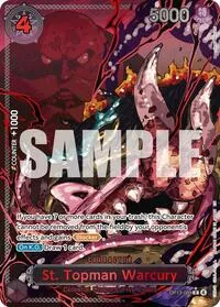 St Topman Warcury Parallel (Carrying On His Will) — One Piece Card Game Card Value