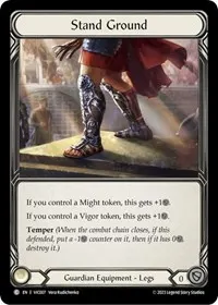stand ground (Blitz Deck: Heavy Hitters - Victor)