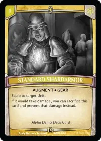 Standard Shardarmor (Alpha Demo Intro Decks)