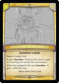 Standard Shardshield (Alpha Demo Intro Decks) — Argent Saga TCG Card Value