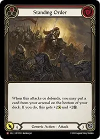 standing order (Heavy Hitters)