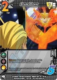 Stare Down (UniVersus: My Hero Academia: Heroes Clash) — UniVersus Card Value