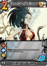 Start With the Basics (UniVersus: My Hero Academia)
