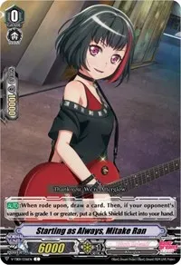 Starting as Always Mitake Ran Parallel Foil (V-TB01: BanG Dream! FILM LIVE)