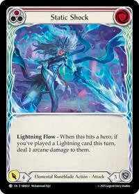 Static Shock Red (Silver Age Chapter 3) — Flesh & Blood TCG Card Value