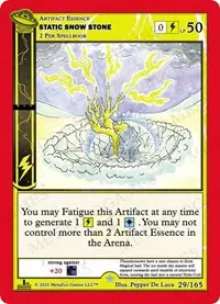 Static Snow Stone (UFO: First Edition)