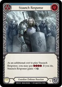 Staunch Response Blue (Hero Deck: Bravo)