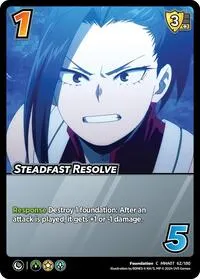 Steadfast Resolve (UniVersus: My Hero Academia: Girl Power)