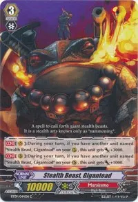 Stealth Beast Gigantoad (BT09: Clash of Knights & Dragons)
