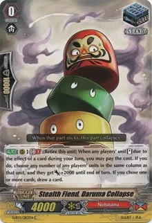 Stealth Fiend Daruma Collapse (G-BT11: Demonic Advent)