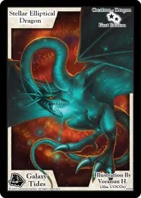Stellar Elliptical Dragon First Edition (Galaxy Tides)