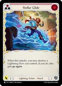 Stellar Glide Red (Omens of the Third Age) — Flesh & Blood TCG Card Value