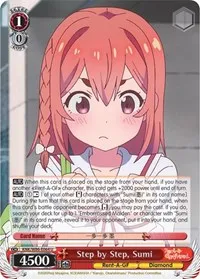 Step by Step Sumi (Rent-A-Girlfriend) — Weiss Schwarz Card Value