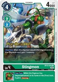Stingmon (Across Time Pre-Release Cards)