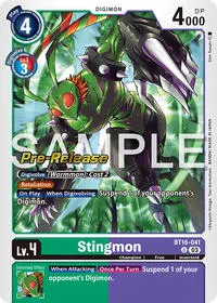 Stingmon (Beginning Observer Pre-Release Cards)