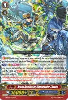 Storm Dominator Commander Thavas (G-BT09: Divine Dragon Caper)