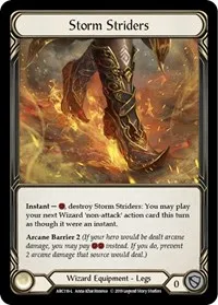 Storm Striders (Arcane Rising) — Flesh & Blood TCG Card Value