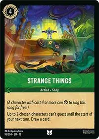 Strange Things (Wilds Unknown) — Lorcana TCG Card Value