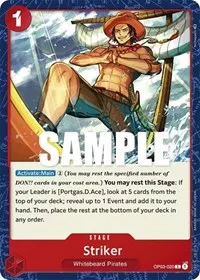Striker (Pillars of Strength) — One Piece Card Game Card Value