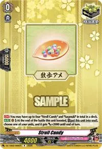 Stroll Candy (DZ-TB02: Touken Ranbu Online) — Cardfight Vanguard Card Value