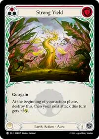 Strong Yield Red (Blitz Deck: Rosetta - Florian) — Flesh & Blood TCG Card Value