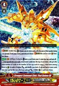 Strongest Command Chief Final Daimax DX (V-SS01: Premium Collection 2019) — Cardfight Vanguard Card Value