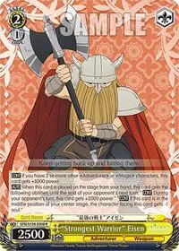 Strongest Warrior Eisen (Frieren: Beyond Journey’s End) — Weiss Schwarz Card Value