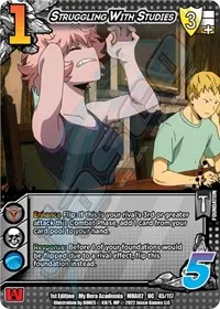 Struggling With Studies (UniVersus: My Hero Academia: Crimson Rampage)