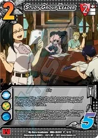 Study Group Leader (UniVersus: My Hero Academia: Crimson Rampage DLC)