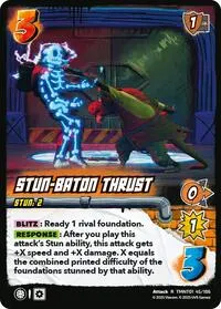 Stun Baton Thrust (Teenage Mutant Ninja Turtles) — UniVersus Card Value