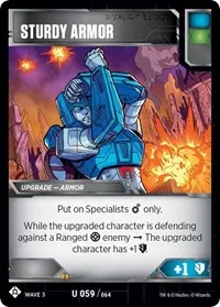 Sturdy Armor (War for Cybertron: Siege I) — Transformers TCG Card Value