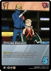 Styling Bakugo (UniVersus: My Hero Academia: Jet Burn)