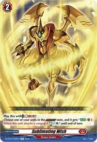 Sublimating Wish (D-BT04: Awakening of Chakrabarthi)