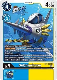 Submarimon (New Awakening Pre-Release Cards)