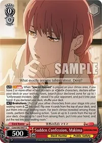 Sudden Confession Makima (Chainsaw Man)