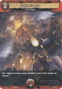 Sudden Eruption (Oath of Blood) — Dragoborne Card Value